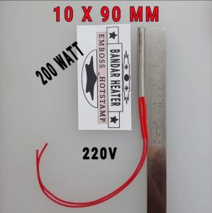 Element Heating Cartridge Heater Tube Stainless 10×90 mm 200 w 220 v