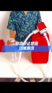 Electric Suction Fuel Pump for Diesel Vehicles with Auto-stop Sensor Leak Protection 51 Inch Hose Fuel Transfer Pump