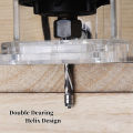 HUHAO 1/4 Inch Shank Flush Trim Spiral Router Bit Two Flutes Carbide End Mill CNC Bearing Guided Trim Milling Cutter for Wood. 