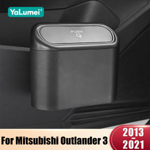 For Mitsubishi Outlander 3 MK3 III 2013 2014 2015 2016 2017 2018 2019 2020 2021 Hanging Car Trash Can Garbage Box Sundries Bin