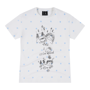 MEDM | Star All-Over Print Soft Casual T-Shirt