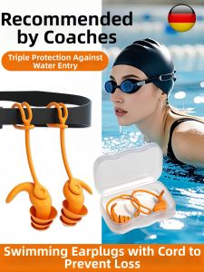 Non-Soundproof Waterproof Earplugs Set