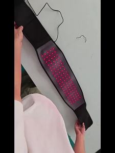 LED Infrared Red Phototherapy Belt 660nm 850nm Back And Waist Pain Relief Heating Function Deeply Penetrates The Skin