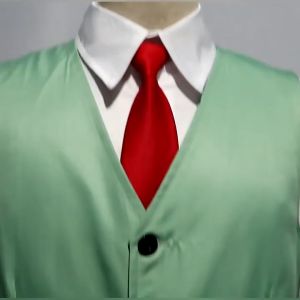 Spy X Family Loid Forger Cosplay Costume Twilight Outfit Light Green Suit Short Blond Hair Vest Shirt Tie Halloween Costume Carnival Party Prop