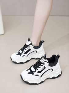 Josiny | Stylish Comfortable Short Person Height-Increasing Sport Casual Shoes Women Thick-Soled Dad Sneakers