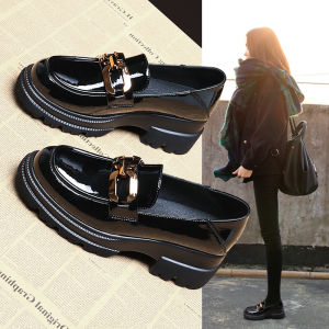Mori Style Leather Shoes 2024 Autumn New Arrival Korean Style Thick Sole Mary Jane Shoes French Young Adult Soft Leather Soft Bottom Loafers