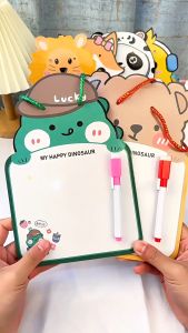 Papan Tulis Anak Karakter Whiteboard Mini Free Spidol Bisa Dihapus HM033 - KMS