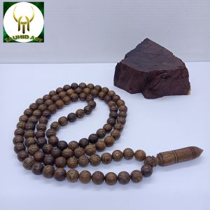 kalung tasbih kayu kelor jawa original Fs088