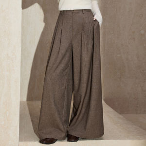 High Waist Flattering Loose Plus Size Wide Leg Pants