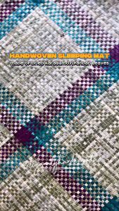 TIYA NATY Banig Karagumoy: A Comfortable & Non-Slip Thick Sleeping Mat