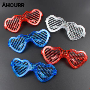 แว่นตาเรืองแสง คริสต์มาส Luminous LED Glasses มีสินค้าพ Y2K ปาร์ตี้ ตกแต่งบาร์