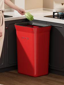 High Waist Kitchen Trash Can Large Capacity Elevated Luxury Home Use New Model No Bending over Garbage Bucket for Food Waste