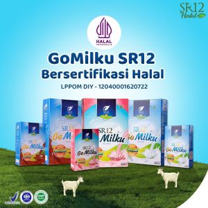 Go Milku SR12 Rasa Coklat 200gr Susu Kambing Etawa GoMilku Asli HALAL BPOM Meningkatkan Imun Anak