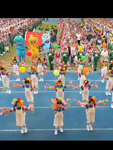 Elasticity Dance Wrist Ribbon Kids Colorful Bells Wristband Ribbon for Dance Performance Props