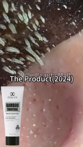Masker penghilang komedo Masker komedo ampuh Blackhead removal mask 60g Mengecilkan pori-pori Masker Wajah Peel-Off Perawatan Jerawat Peeling Mask Masker Kupas Penghilang Komedo bamboo charcoal blackhead remover mask