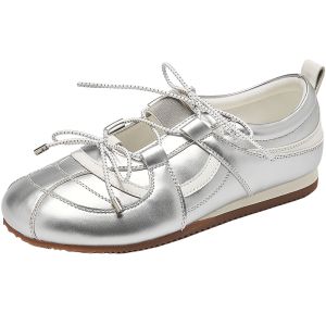 Agsdon | Ballet Style Training Shoes Silver Breathable Comfort 2026 New Model