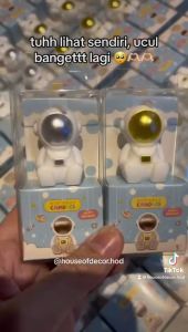 Lilin Karakter Lilin Kue Ulang tahun bentuk astronot rainbow roket ufo