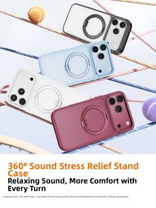 LINGKEN | Magnetic Anti-drop Matt iPhone Case