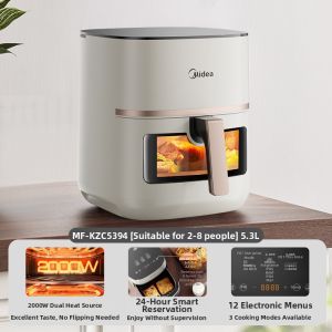 Midea | Double Heat Source Air Fryer Oven Visually Flippable Large Capacity Multifunction Electric Oven
