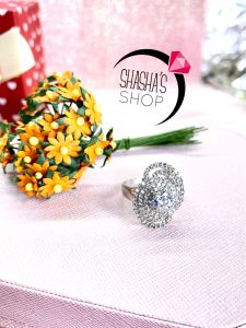 nhẫn thời trang cao cấp đính đá sang trọng lấp lánh