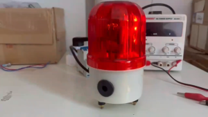 Lampu Rotary Blitz 220v Lampu Darurat Bohlam Merah Rotary Warning Light Emergency Lamp LTE -1101