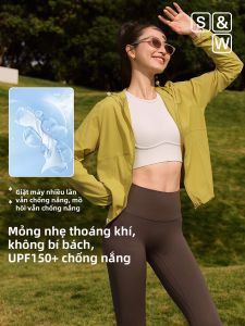 S&W | Áo Khoác Thể Thao Dạng Mũ Trùm Chống Tia UV Siêu Nhẹ