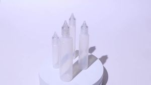 HNKMP | 【5Pcs Plastic Empty Refillable Dropper Liquid Bottles 10/15/30/50ml Bottle Pen Shape For Ink Essential Oil Pigment】