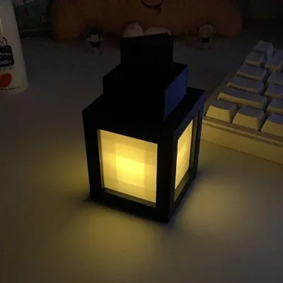 Game Peripheral 3D Printed Pixel Lamp Bedside Light