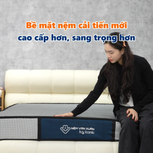 [HOẢ TỐC HCM] Nệm Foam Cân Bằng Êm Ái Đàn Hồi Tốt Ivy Iconic Vạn Xuân Nâng Đỡ Hoàn Hảo Bảo Vệ Cột Sống