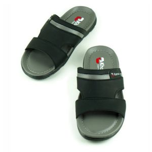 Bahan DK02 Sandal Pria Kren Bahan Kulit Sandal Japit Slop Sepatu bahan