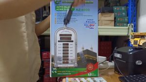 Jam Adzan Digital Jam Masjid Otomatis Iqomah AZ 4009