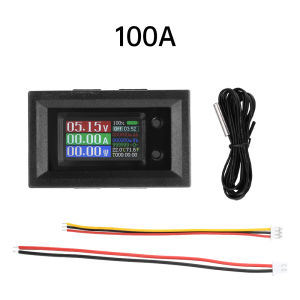 10 in 1 Voltmeter Ammeter 10A 50A 100A Multifunction Volt Current Power Energy Impedance Capacitance Battery Electricity Meter