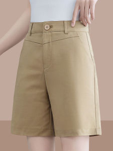 Shalldoer | Loose Straight Casual Shorts 5-Part High Waist Short Pants