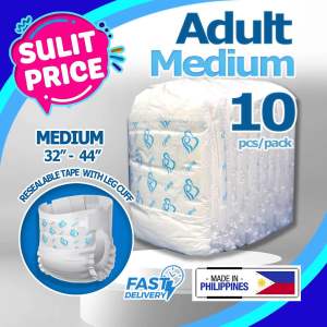 Care Generic Adult Tape Diapers Medium (10pcs)