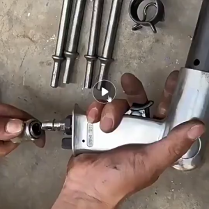 สกัดลม ค้อนลม ชูนิว พร้อมดอกสกัด 4 ดอก 150mm สิ่วนิวเมติกค้นเครื่องมือพลั่ว สกัดสนิม ปืนสกัด