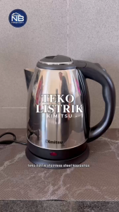 Teko listrik kettle elektrik pemanas air stainless 2liter