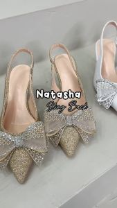 Viditi Natasha Sling Back Heels 6 cm // Shoes // Sepatu Import Wanita // Hak Tinggi // Tali Belakang // Wedding // Wisuda // Seserahan // Hangout // Nikah // Sangjit // Prewed