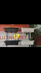 Combo Kệ trồng rau thông minh - Kệ sắt 2 tầng treo ban công