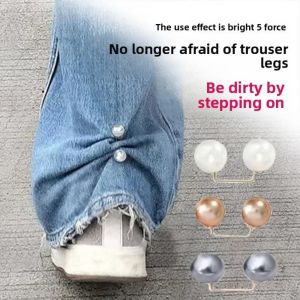  8PCS Double Pearl Pins Brooch For Women Scarf Clothing Dress Non-slip Pins Fashion Multifunction Brooch Clips Pants Decoration