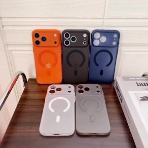 Ultra Thin Matte Case For Magsafe iPhone 17 Pro Max Air 16 Plus 15 14 13 12 17Pro iPhone17 Mag Safe Phone Cover Accessories