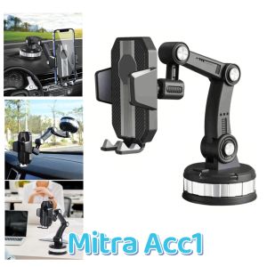Holder HP Mobil 4in1 Car Holder Multifungsi Universal 360 Rotatable Suction Super Kuat