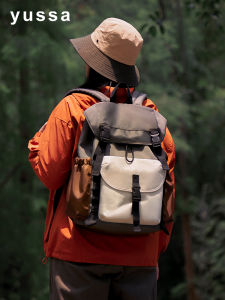 Yussa High Aesthetic Large Capacity Backpack Casual Fashion Design for Junior High School Girls Traveling Shoulder Bag