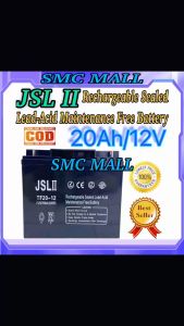 20AH 12V JSL II Regulated Sealed Lead Acid Battery for Medical Devices/UPS/Solar/Toycar Valve Rechargeable VRLA Battery