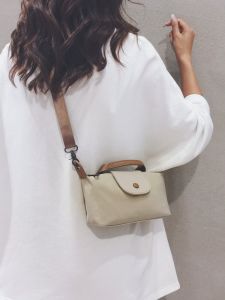 Mini Fashionable Crossbody Dumpling Bag for Women Nylon Cloth Small Size Summer Matching Universal Handbag