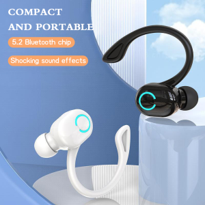 Popular single-sided W6 mini business S10 hanging ear Bluetooth headset Bluetooth 5.2 low power consumption and long battery life⚡PH deliveryIn stock⚡