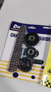 MOTORCYCLE CHAIN ROLLER WITH TIMING CHAIN SET FOR XRM110/DREAM/C100/WAVE125