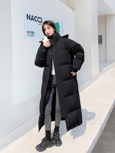 แจ็คเก็ตขนเป็ดยาว MM Mingmo ฤดูหนาว 2025 ใหม่ สำหรับผู้ชายและผู้หญิง ความยาวข้ามเข่า อบอุ่น เสื้อโค้ทผู้ใหญ่ แจ็คเก็ตขนเป็ด