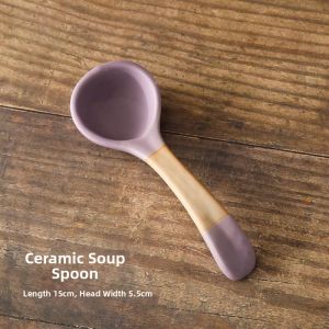 Earthenware Matte Colored Spoons Big/Small