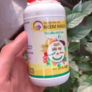 Chế phẩm sinh học THUỐC TRỪ SÂU NEEM NANO 250ml - Diệt sạch sâu ăn lá bọ trĩ nhện đỏ rệp sáp