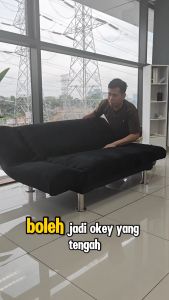 ⚡️LIKE BUG⚡️IRIS Durable Foldable 2 in 1 Sofa Bed 2 Seater | 3 seater | 4 seater [1 YEAR WARRANTY & ]|katil sofa| Futon| Daybed Sofa Murah|sofa 2 seater|3 seater sofa|sofa bed